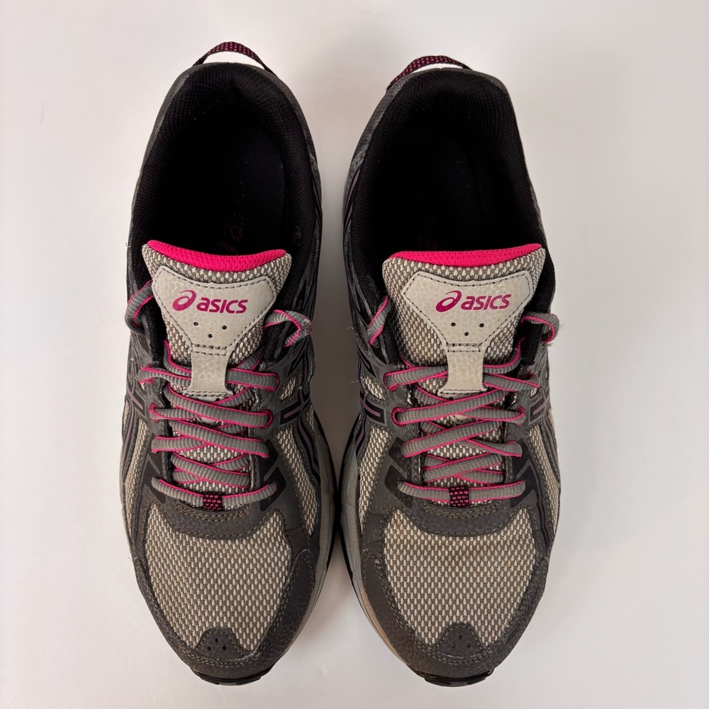 ASICS Womens Gel-Venture 6 Athletic Trail Leather Hiking Running Shoes Gray 11 - Picture 5 of 15